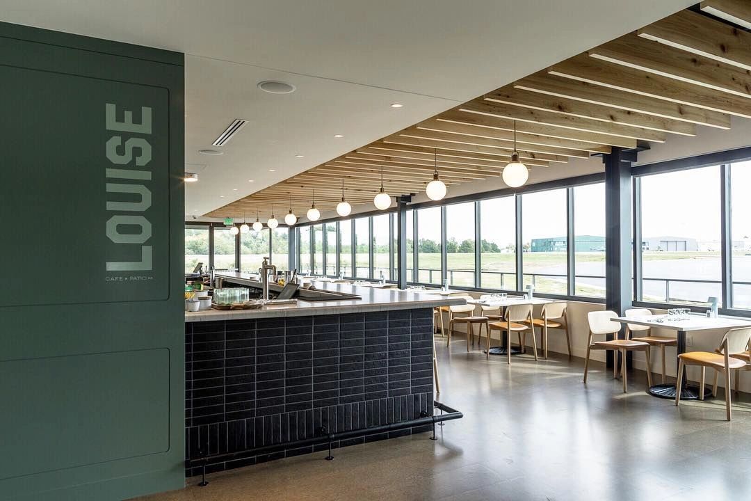 Louise at Thaden Field dining room